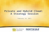 Creating and Managing a Private or Hybrid Cloud: A Strategy Session