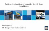 Affordable Health Care Act Presentation to NAPA Car Care Owners