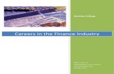 Careers in the Finance Industry