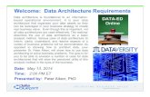 Data-Ed: Data Architecture Requirements