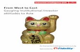 From West to East: Gauging institutional investor attitudes to Asia
