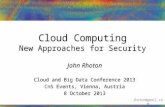 Cloud Computing: New Approaches for Security