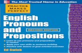 Practice makes perfect english pronouns and prepositions, second edition