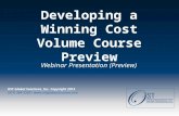 Developing A Winning Cost Volume Course Preview