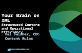 Your Brain on XML: Structured Content and Operational Efficiency