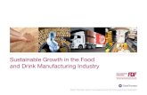 Sustainable growth in the food and drink manufacturing industry