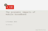 The economic impacts of mobile broadband - Phil Manners, Director, Centre for International Economics