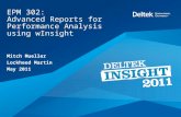 Deltek Insight 2011: Advanced Reports for Performance Analysisusing wInsight