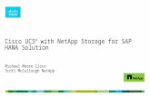 Cisco UCS with NetApp Storage for SAP HANA Solution