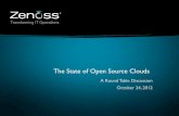 The State of Open Source Clouds - A Round Table Discussion