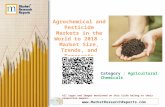 Agrochemical and Pesticide Markets in the World to 2018 - Market Size, Trends, and Forecasts