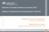 Rachel Rees-Scott and Brigadier Darren Naumann - Defence infrastructure development in the NT