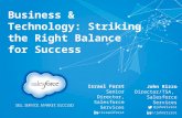 Business & Technology: How to Strike the Right Balance for Success