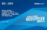 Deltek Insight 2011: Using GovWin / Costpoint CRM to Support Contract Data Management, Compliance and Reporting