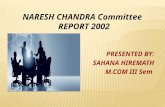Naresh Chandra Committee Report