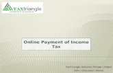 How to make Online payment of income tax
