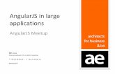 AngularJS in large applications - AE NV