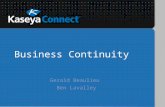 Kaseya Connect 2011 - Kaseya Business Contintuity