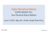 Super Brand You: Why Personal Branding Matters