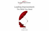 Leading Improvement: The Skills You Need