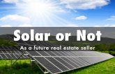 Should a future real estate Seller install solar