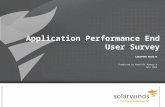 SolarWinds Application Performance End User Survey (Singapore)