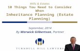 10 Things You Need to Consider When Inheritance Planning (Estate Planning)
