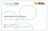 OMExpo Madrid 2013 - Anatomía de un email