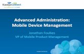 Advanced Administration: Mobile Device Management