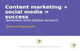 Integrating Content Marketing and Social Media