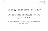 Energy pathways to 2030