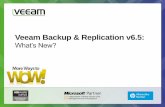 Veeam Backup & Replication v6.5: What’s New?