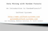 Introduction to RandomForests 2004