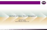 W&M 2009 –Unified, corporate-wide, Wireless Threat Management