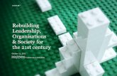 Rebuilding Leadership, Organisations and Society