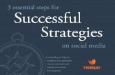 3 essential steps for successful strategies on social media