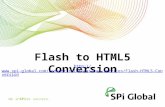 Flash to HTML5 conversion Solutions - SPi Global
