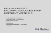 Engaging Advocates by Vertical