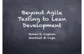 Beyond Agile Testing to Lean Development — Rakuten Technology Conference