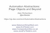 Automation Abstraction Layers: Page Objects and Beyond