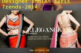Latest Trends of Indian Designer saris  2014