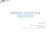 Cirugia Digestiva  con el robot Da Vinci