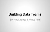Building Data Teams