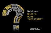 Webinar - What's More Important; Sales, Marketing or Customer Service?