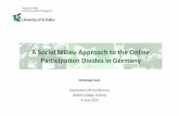 A Social Milieu Approach to the Online Participation Divides in Germany