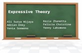Expressive theory