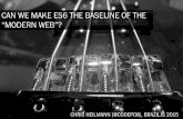 Can we make es6 the baseline of the “modern web”? - BrazilJS 2105