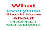 What everyone should know about Prophet Muhammad