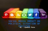 Social media impact on political situation of Pakistan