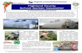 November 2013 Highland County School Gardening News